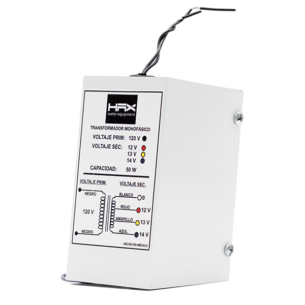Transformador HAX con gabinete 100W