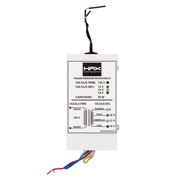 Transformador HAX con gabinete 100W