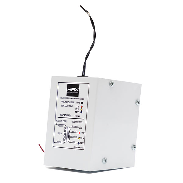 Transformador HAX con gabinete 100W