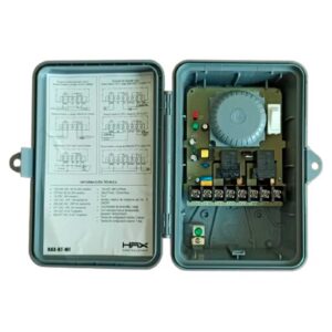 Temporizador digital wifi 110/220V control por voz y aplicación con gabinete plástico y switch manual