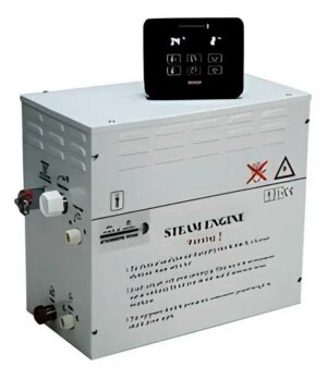 HAX-GS08N-9-WIFI Generador de vapor HAX GS08N2 12KW 240V 14.85m3 control WIFI y caja de música con 2 bocinas