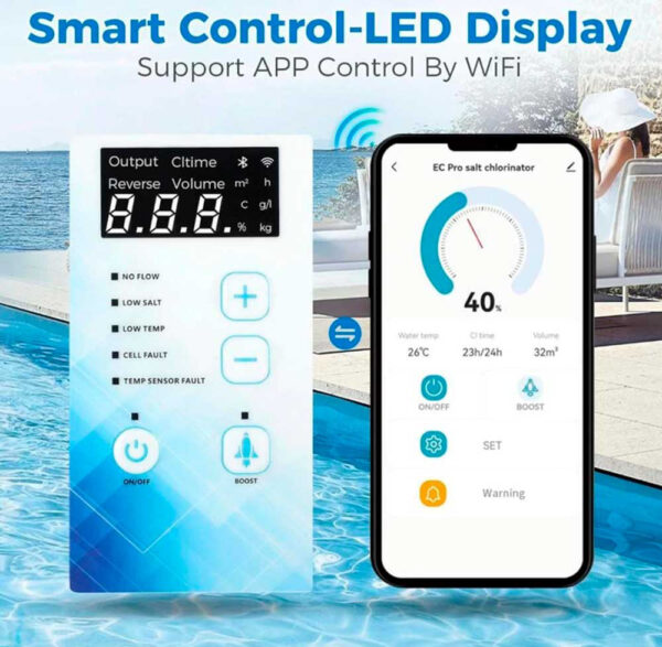 HAX-LC150CA-10 Generador de cloro inteligente HAX LCCA ULTRA 15grs/hr Wifi