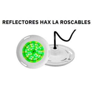 ReflectorHAX MINI roscable 5.4cm bisel de plástico 9W 12VCD RGBW 900LM